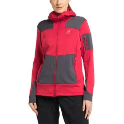 Haglöfs Astral Hood Women's -Haglöfs haglofs astral hood women s scarlet red magnetite 2