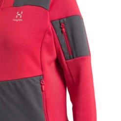 Haglöfs Astral Hood Women's -Haglöfs haglofs astral hood women s scarlet red magnetite 5