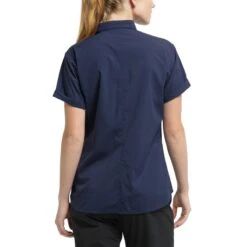 Haglöfs Idun Lite SS Shirt Women -Haglöfs haglofs idun lite ss shirt women tarn blue 4