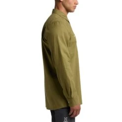 Haglöfs Men's Curious Hemp Shirt -Haglöfs haglofs men s curious hemp shirt olive green 3