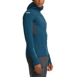 Haglöfs Men's L.I.M Mid Comp Hood -Haglöfs haglofs men s l i m mid comp hood dark ocean magnetite 4