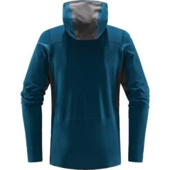 Haglöfs Men's L.I.M Mid Comp Hood -Haglöfs haglofs men s l i m mid comp hood dark ocean magnetite 6