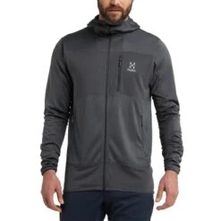 Haglöfs Men's L.I.M Mid Fast Hood -Haglöfs haglofs men s l i m mid fast hood magnetite 2