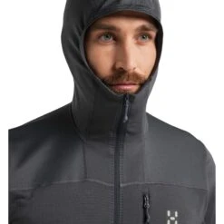 Haglöfs Men's L.I.M Mid Fast Hood -Haglöfs haglofs men s l i m mid fast hood magnetite 5