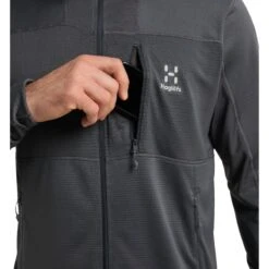 Haglöfs Men's L.I.M Mid Fast Hood -Haglöfs haglofs men s l i m mid fast hood magnetite 9