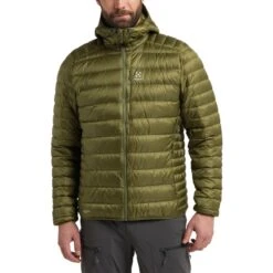 Haglöfs Men's Roc Down Hood -Haglöfs haglofs men s roc down hood olive green 2