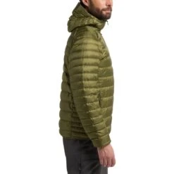 Haglöfs Men's Roc Down Hood -Haglöfs haglofs men s roc down hood olive green 3