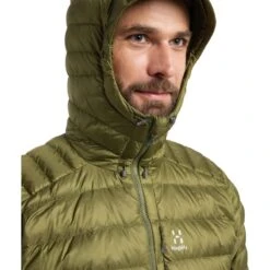 Haglöfs Men's Roc Down Hood -Haglöfs haglofs men s roc down hood olive green 7