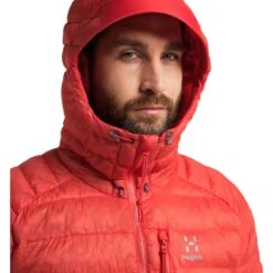 Haglöfs Men's V Series Mimic Hood -Haglöfs haglofs men s v series mimic hood zenith red 6