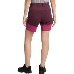 Haglöfs Women's Mid Standard Shorts (2021) -Haglöfs haglofs mid standard shorts women 2021 deep pink aubergine 3