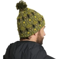 Haglöfs Mountain Jaquard Beanie -Haglöfs haglofs mountain jaquard beanie olive green pattern 3