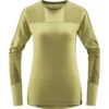 Haglöfs Natural Blend Tech Crew Neck Women (2022) -Haglöfs haglofs natural blend tech crew neck women 2022 olive green thyme green