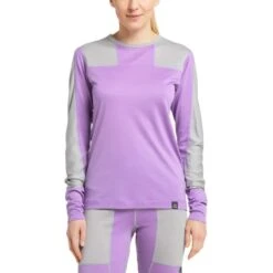 Haglöfs Natural Blend Tech Crew Neck Women-C01 -Haglöfs haglofs natural blend tech crew neck women c01 concrete purple ice 2
