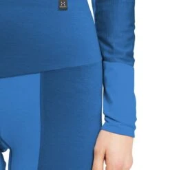Haglöfs Natural Blend Tech Long Johns Women -Haglöfs haglofs natural blend tech long johns women baltic blue nordic blue 3