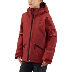 Haglöfs Junior' Niva Insulated Jacket -Haglöfs haglofs niva insulated jacket junior brick red 2