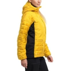 Haglöfs Nordic Mimic Hood Women -Haglöfs haglofs nordic mimic hood women pumpkin yellow true black 3