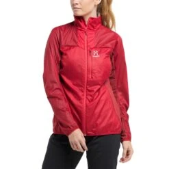 Haglöfs Summit Hybrid Jacket Women -Haglöfs haglofs summit hybrid jacket women hibiscus red brick red 2