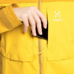 Haglöfs Touring Infinium Jacket Women -Haglöfs haglofs touring infinium jacket women pumpkin yellow autumn leaves 11