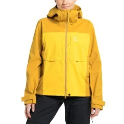 Haglöfs Touring Infinium Jacket Women -Haglöfs haglofs touring infinium jacket women pumpkin yellow autumn leaves 6