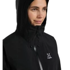 Haglöfs Women's Aria Proof Jacket -Haglöfs haglofs women s aria proof jacket true black 5