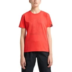 Haglöfs Women's Camp Tee -Haglöfs haglofs women s camp tee poppy red 2