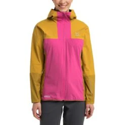 Haglöfs Women's L.I.M Alpha Hood -Haglöfs haglofs women s l i m alpha hood ultra pink autumn leaves 2