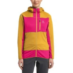 Haglöfs Women's L.I.M Mid Fast Hood (2022) -Haglöfs haglofs women s l i m mid fast hood 2022 autumn leaves ultra pink 2