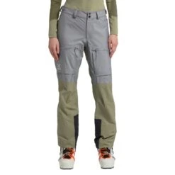 Haglöfs Women's Vassi Touring Gore-Tex Pant -Haglöfs haglofs women s vassi touring gore tex pant concrete thyme green 2